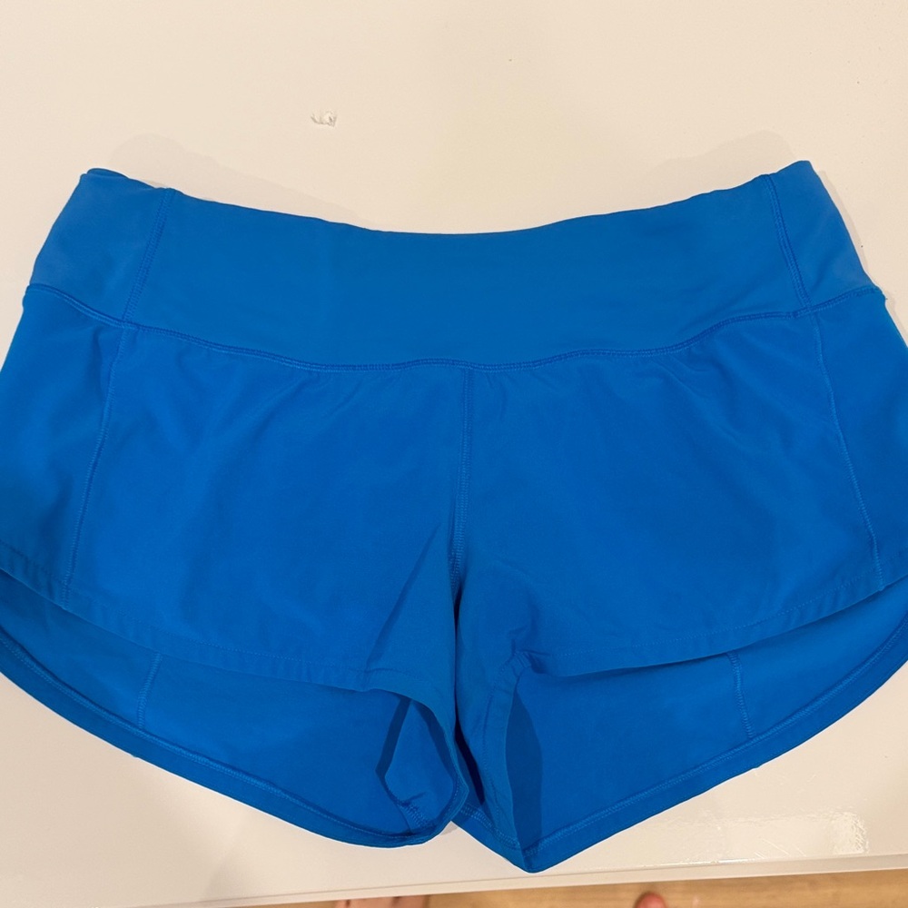 Lululemon Athletica Vibrant Blue Athletic Shorts